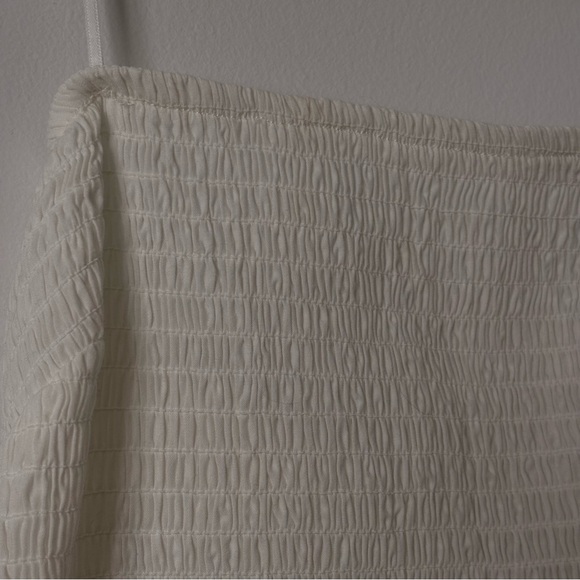 Dynamite Strapless White Lace Maxi Dress - Picture 6 of 9